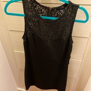 Brand new black evening dress with lace